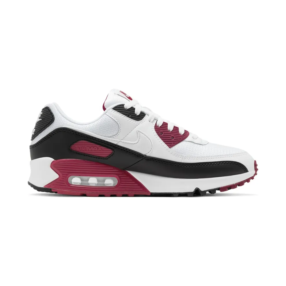 Nike Air Max 90 Recraft New Maroon White/White-New Maroon-Black (CT4352-104)