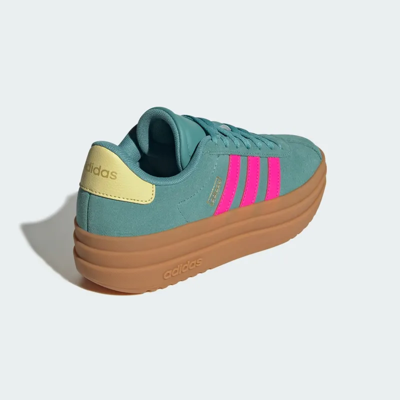 Adidas VL Court Bold Lifestyle Kids Powder Teal / Shock Pink / Powder Yellow (JQ4482)