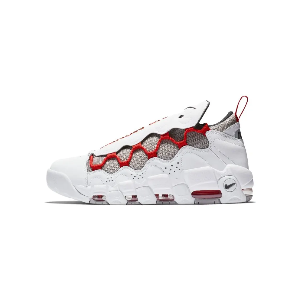 Nike Air More Money White Habanero Red Atmosphere Grey White/Black-Habanero Red-Atmosphere Grey (BV2520-100)