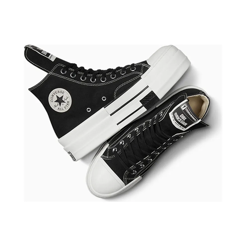 Converse DRKSHDW Chuck Taylor All Star DBL DRKSTAR Hi Rick Owens DRKSTAR Black (A04954C)