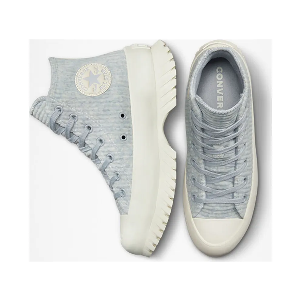Converse Chuck Taylor All Star Lugged 2.0 Striped Knit Gravel/egret/egret (A01347C)