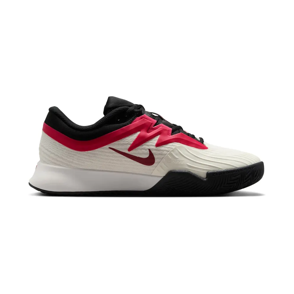 Nike Court Air Zoom Vapor Pro 3 Clay Pale Ivory Sail Team Red Rush Pink (HQ6030-104)