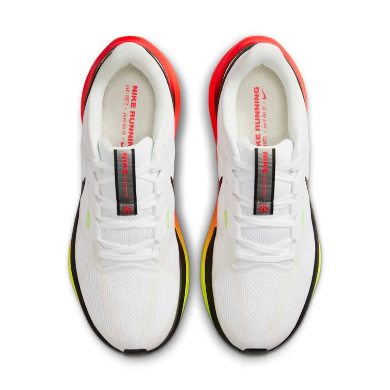 Nike Structure 25 White Bright Crimson Volt Black (HF4913-100)