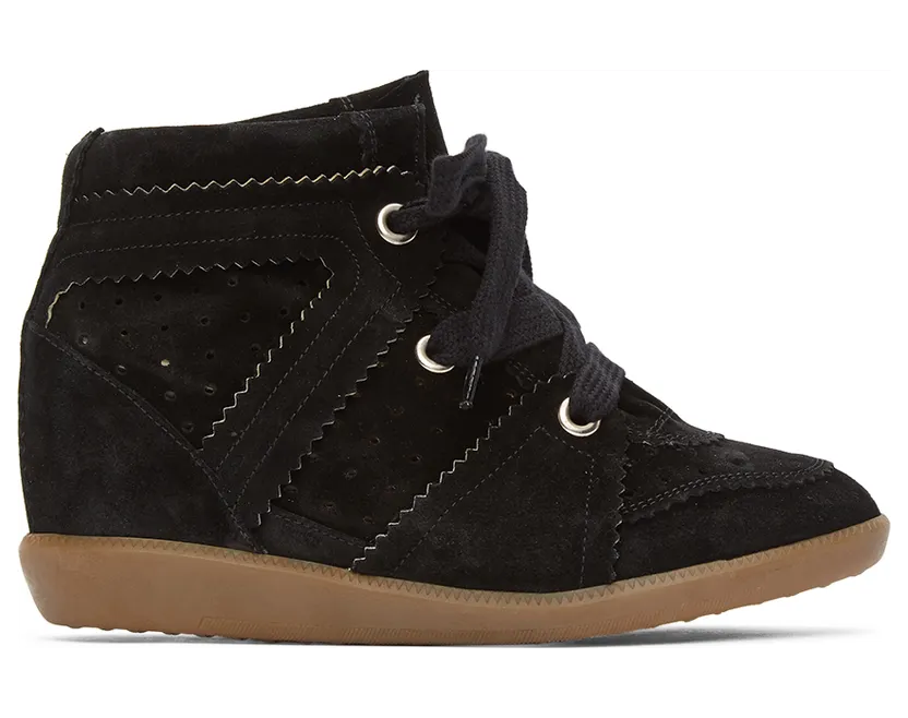 Isabel Marant Black Bobby Sneakers (00MBK0003-00M102S)