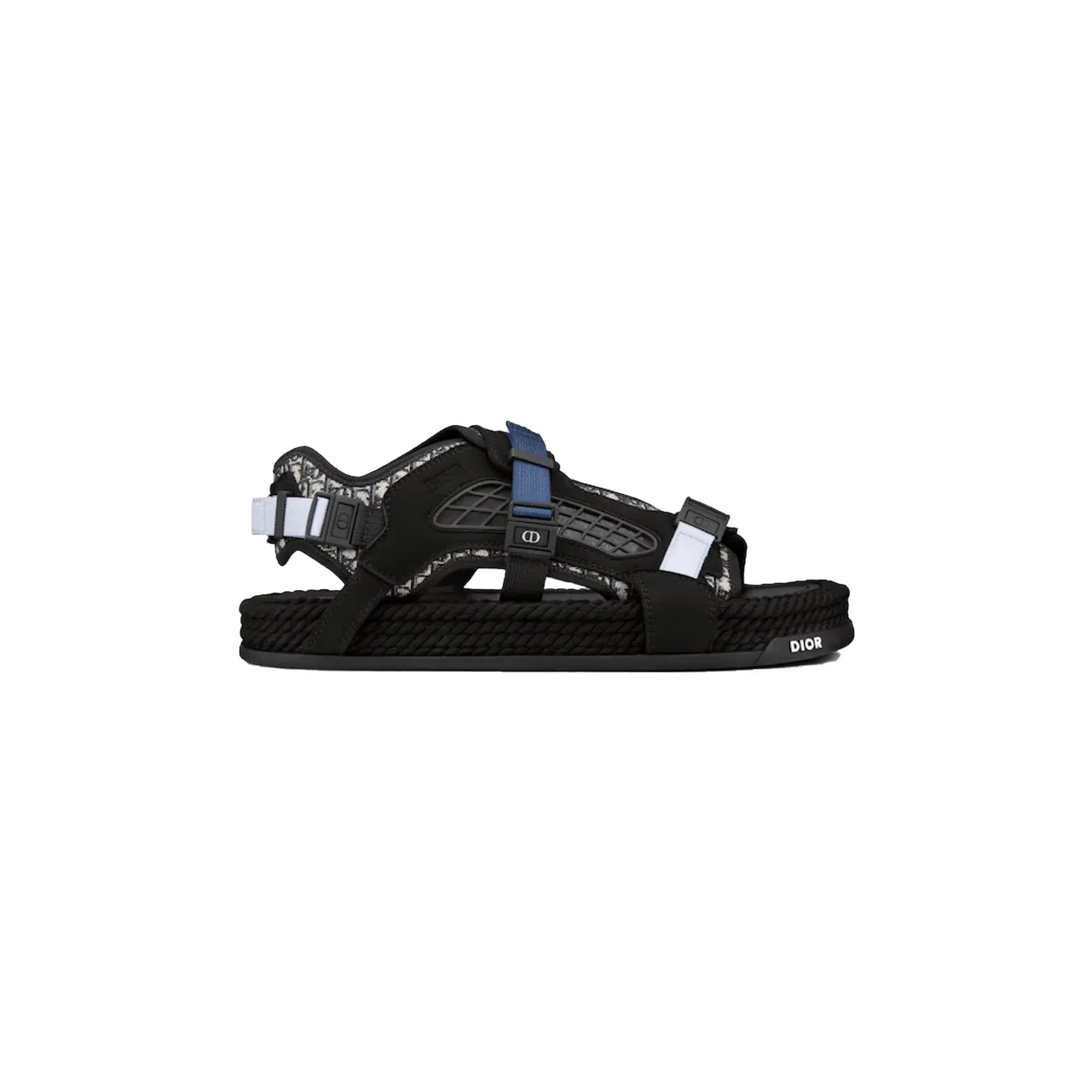 Dior Atlas Sandal Black Suede (3SA094ZIY_H965)
