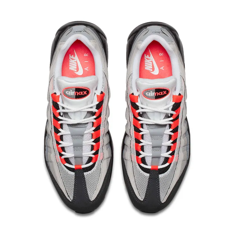 Nike Air Max 95 Solar Red (2011) White/Solar Red-Neutral Grey-Medium Grey (609048-106)