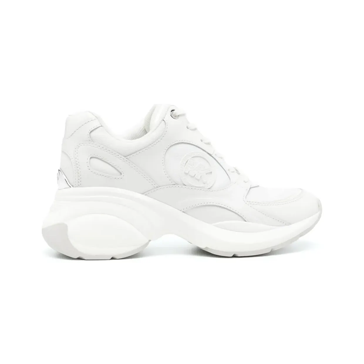 Michael Kors Zuma leren met vlakken “White” (43H3ZUFS2L)