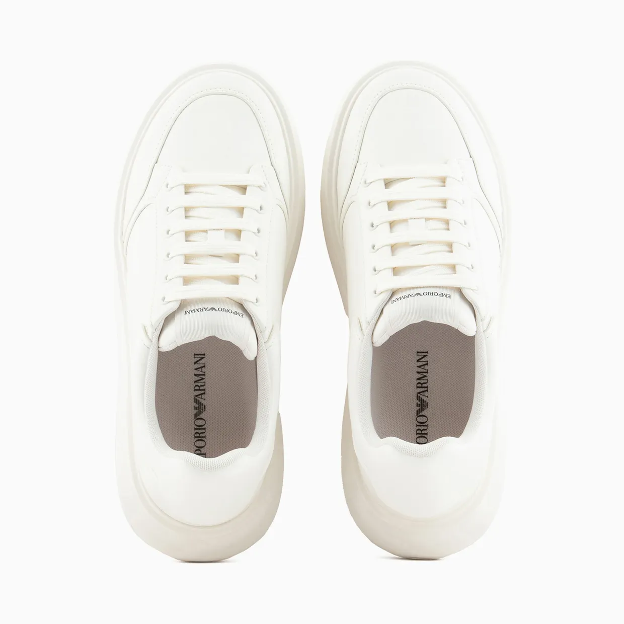 Armani Low-Top In Smooth Leather With Side Logo (X4X633-XM964-M801) (3)