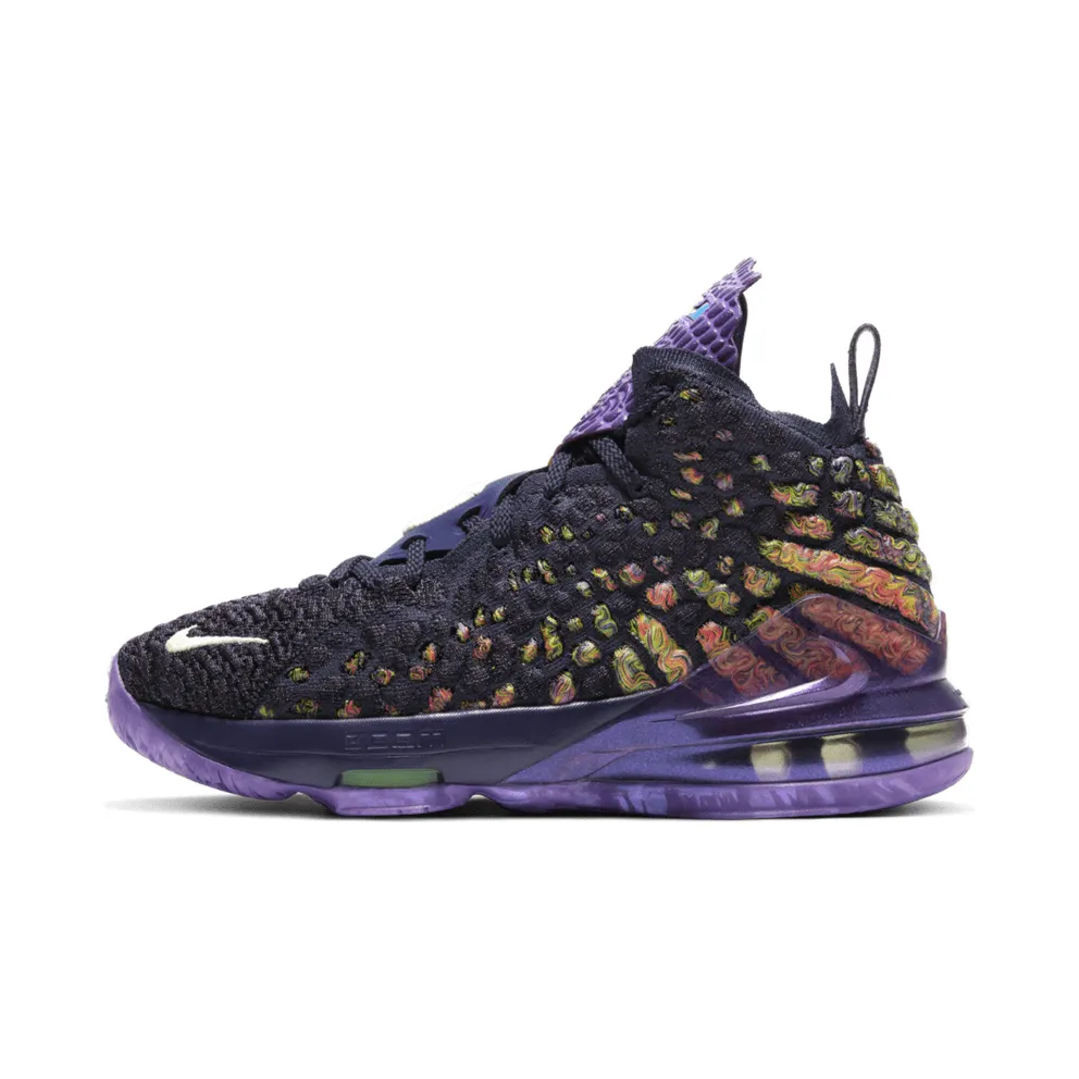 Nike LeBron 17 Monstars (GS) Navy Heather/Multi-Color-Black (CW1036-400)