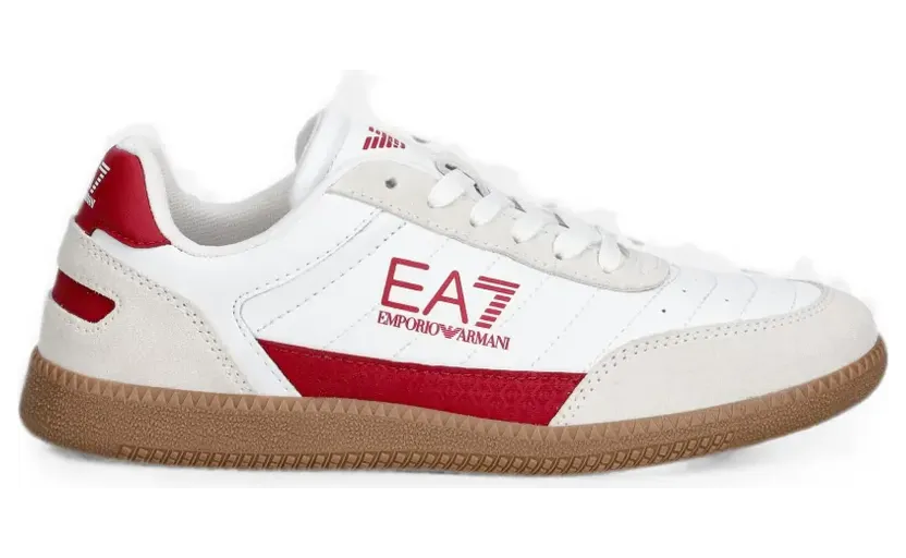 Ea7 Emporio Armani Sneakers mit Logo-Verzierung – Grün (7X000406AF19827)