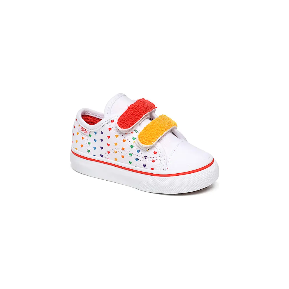 VANS Chenille Style 23 V Toddler Shoes (White)