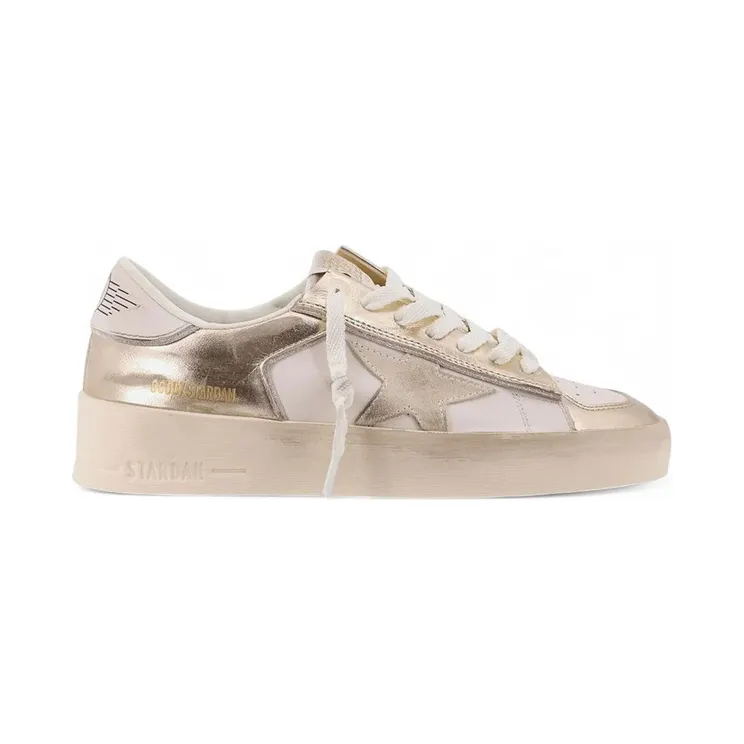 Golden Goose Stardan White Metallic Gold (GWF00333-F007536-12281)