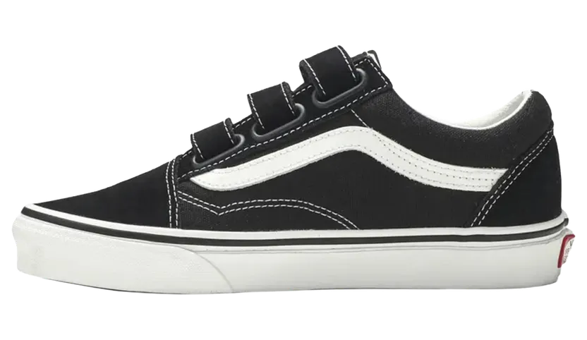 Vans Old Skool Velcro Black White