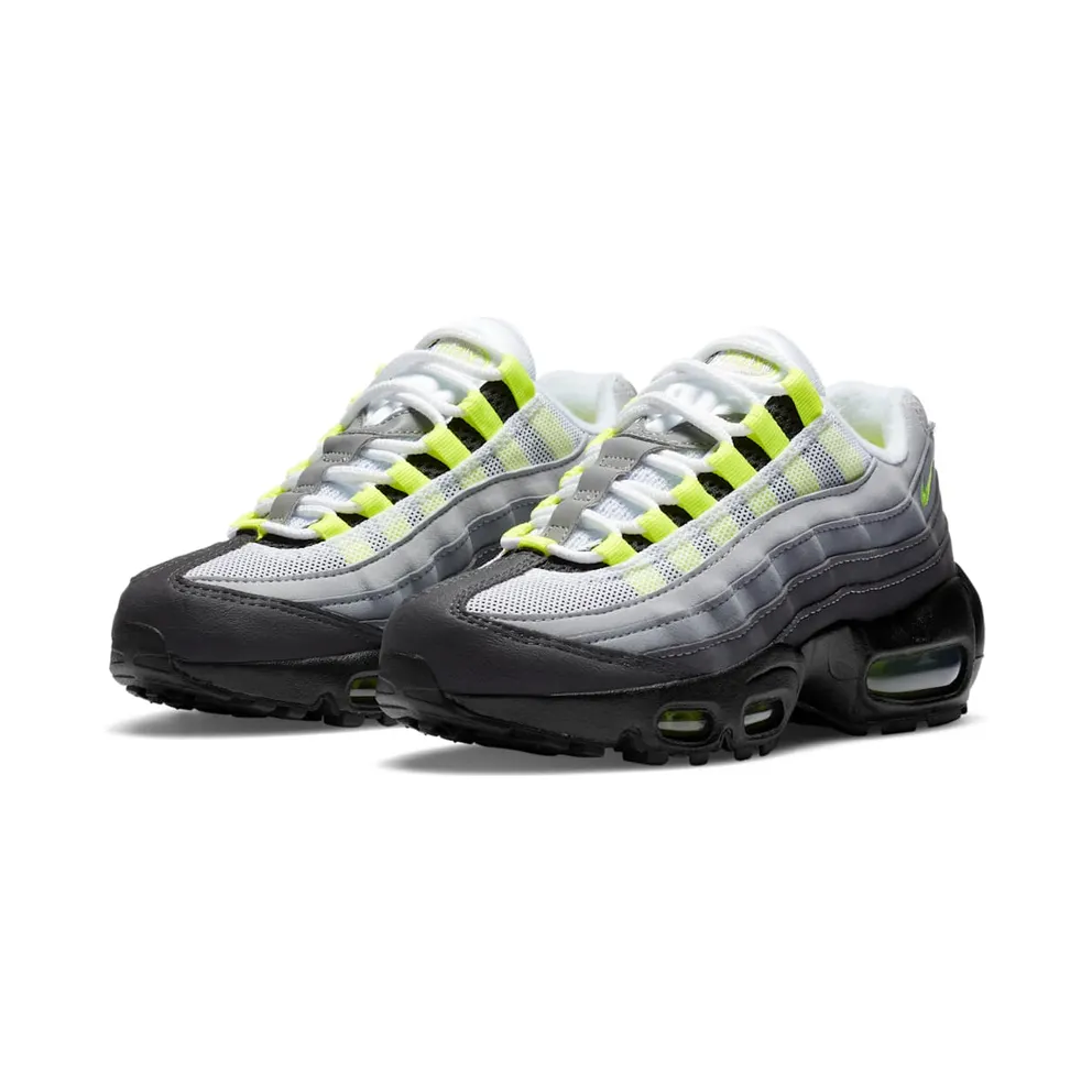 Nike Air Max 95 OG Neon 2020 (GS) Black/Neon Yellow-Light Graphite (CZ0910-001)