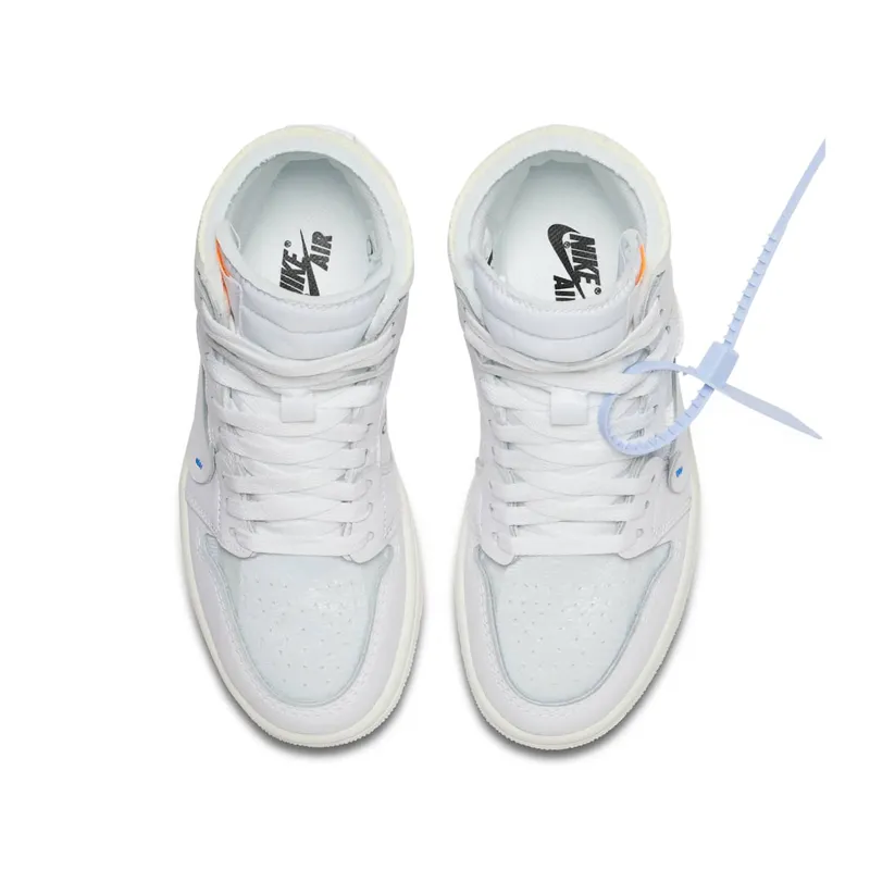 Jordan 1 Retro High Off-White White (GS) White/White (AQ8296-100)