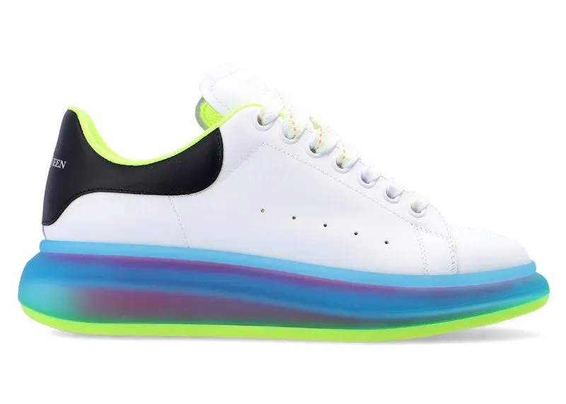 Alexander McQueen Oversized Transparent Sole White Iridescent (662657 WIBN3 9769)