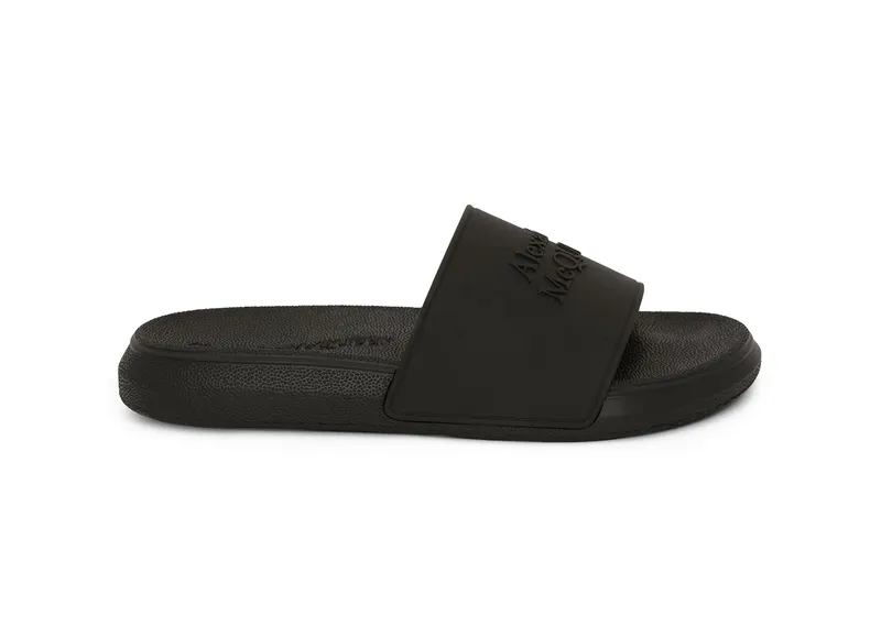 Alexander McQueen Pool Slide Black (W) (666983W4QS01000)