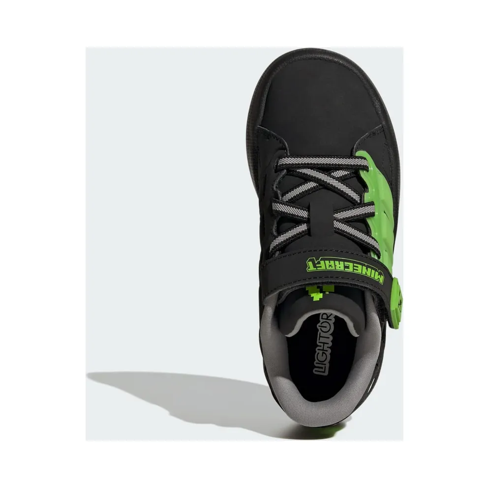 Adidas ADIDAS MINECRAFT LIGHTORAMA COURT Shoes KIDS Core Black / Cloud White / Charcoal Solid Grey (KI9111)