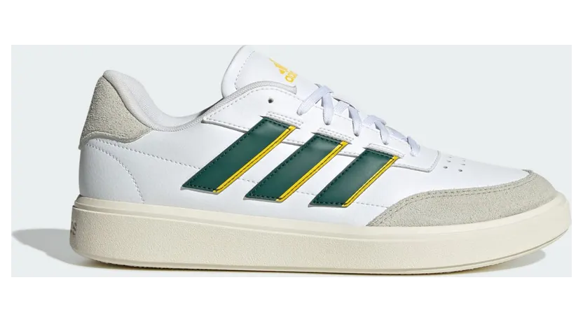 Adidas Courtblock Cloud White / Collegiate Green / Utility Yellow (IG6864)
