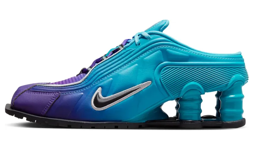 Nike x Martine Rose Shox MR4 Scuba Blue/Metallic Silver/Black (DQ2401-400)