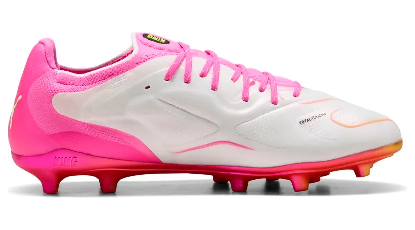 Puma Fußballschuh KING 20 ULTIMATE FG/AG für Herren, weiß, Größe 39 ½ EU (108457)