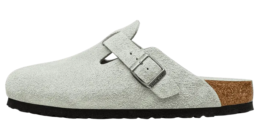 Birkenstock Boston Soft Footbed Suede Leather “Pure Sage” (1031657)