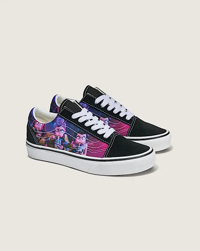 Vans Old Skool KPop Demon Hunters Black Purple (VN000ECUB5P)