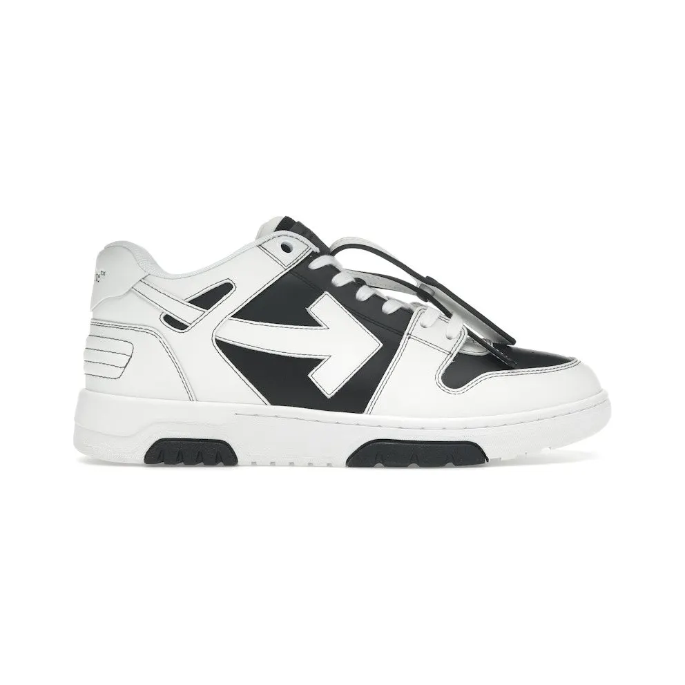 OFF-WHITE Out Of Office OOO Low Tops Black White (OMIA189S24LEA0041001)