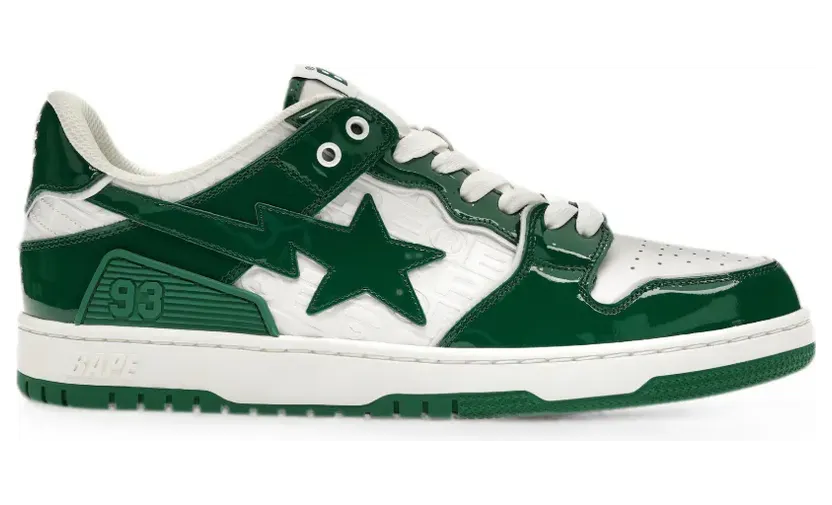 A BATHING APE® Sk8 Sta monogram sneakers – Groen (1J20191003)