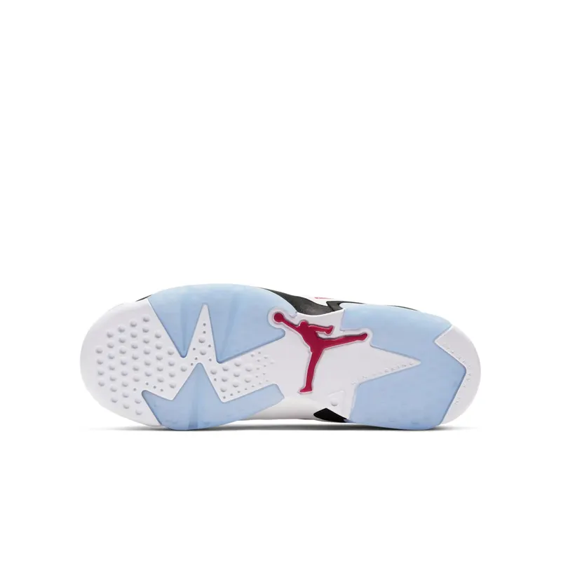 Jordan 6 Retro Carmine 2021 (GS) White/Black-Carmine (384665-106)