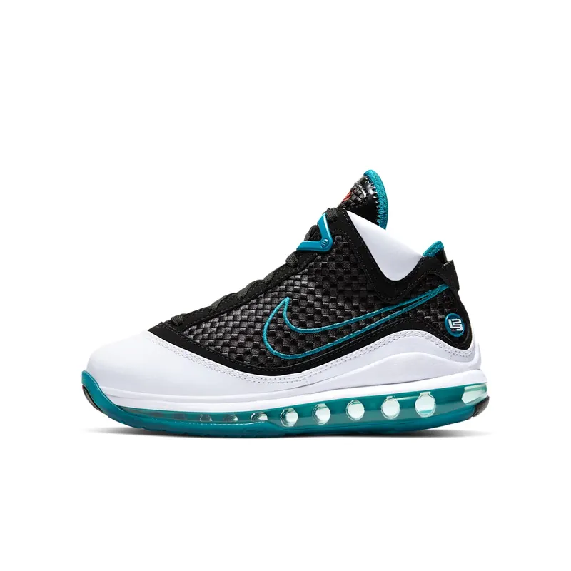 Nike LeBron 7 NFW Red Carpet 2019 (GS) White/Black-Glass Blue-Challenge Red (CT3794-100)