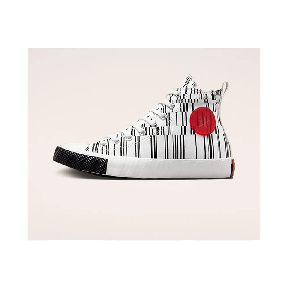 Converse UNT1TL3D Translucent Barcode White/Black/university Red (A02598C)