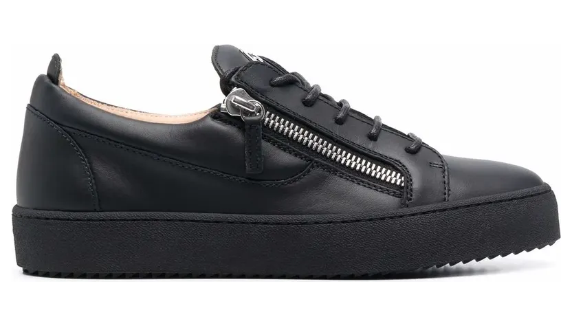 Giuseppe Zanotti Frankie Sneakers mit Reißverschluss – Schwarz (RU00010050)