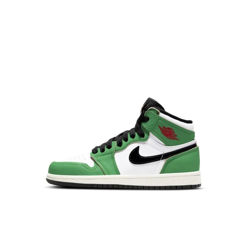 Jordan 1 Retro High Lucky Green (PS) Lucky Green/White-Black-Sail (CU0449-300)