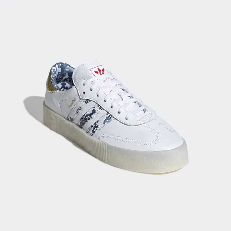 adidas Sambarose Chinese New Year 2020 (W) Cloud White/Gold Metallic/Core Black (FW5345)
