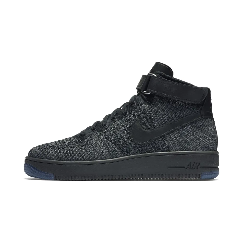 Nike Air Force 1 Ultra Flyknit Mid Dark Grey Black Dark Grey/Black (817420-001)
