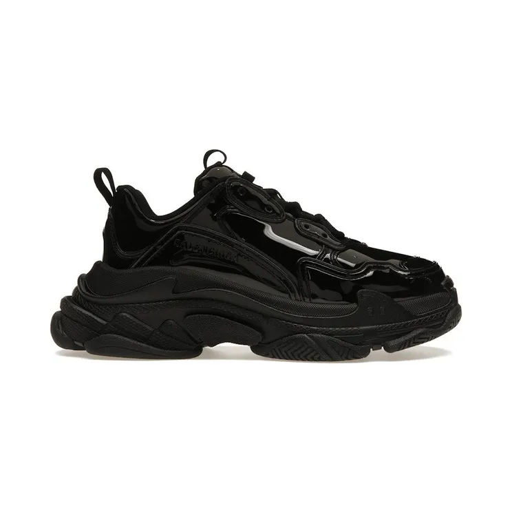 Balenciaga Triple S Black Patent (734954W2PAA1000)