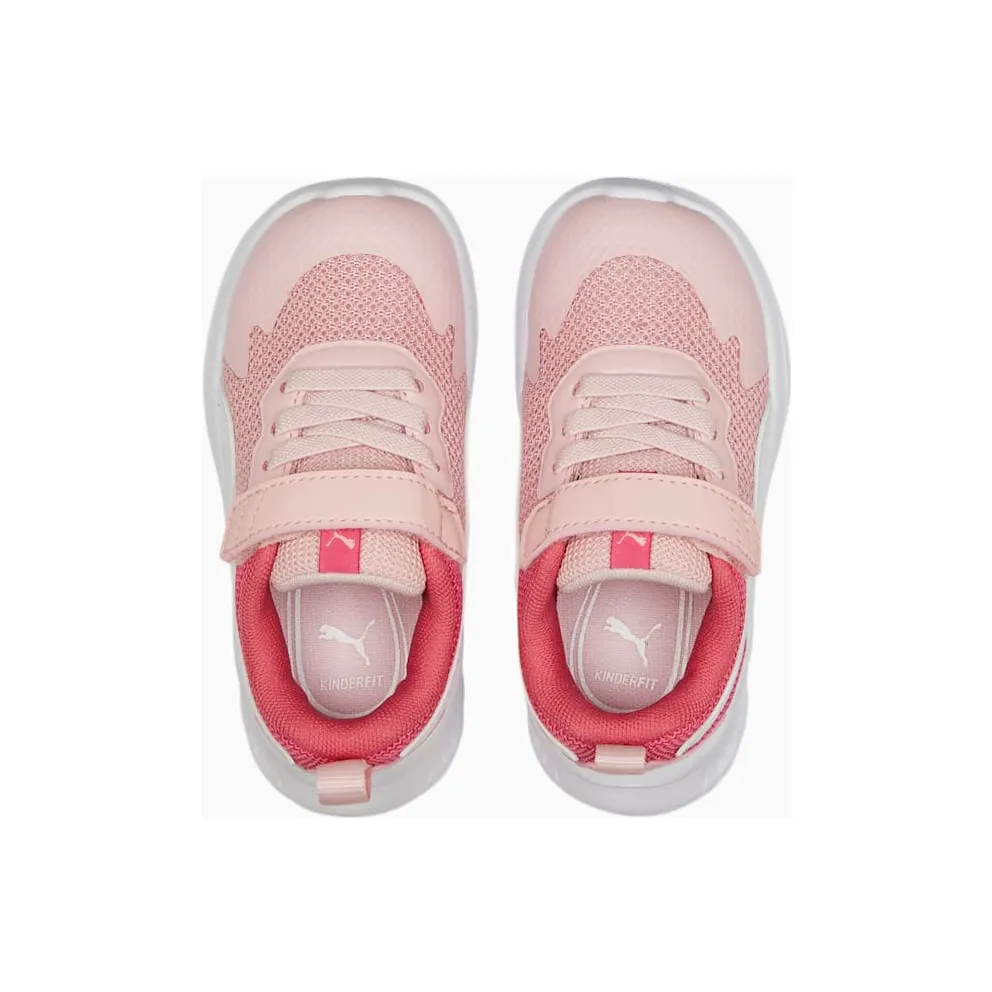 Puma Evolve Run mesh with alternatieve sluiting White/Brown (386240-03)