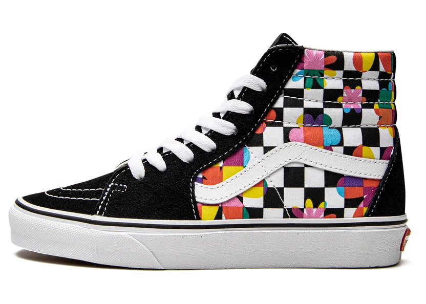 Vans SK8-Hi “Floral Checkerboard” (VN0A7Q5NB05)