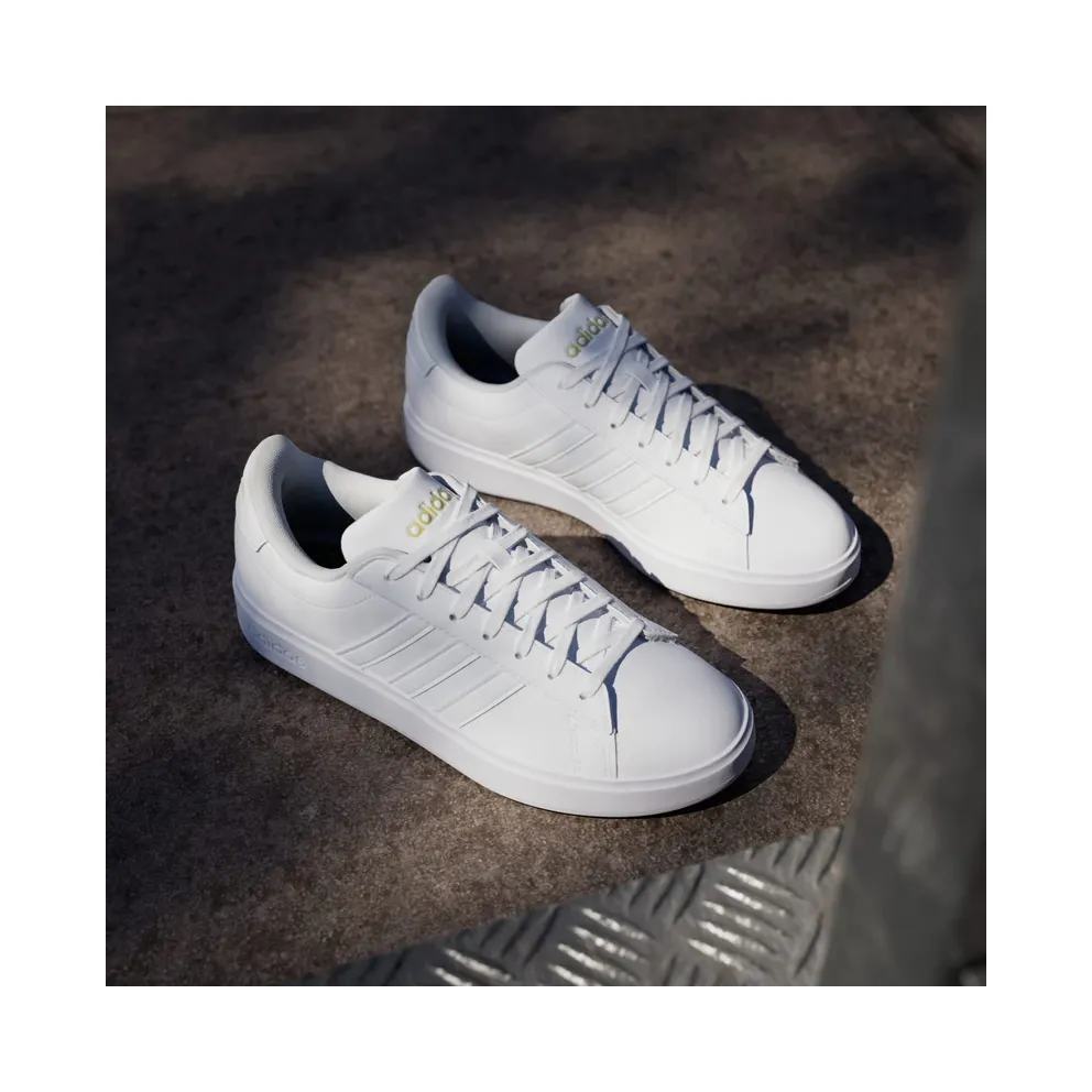 Adidas Grand Court Cloudfoam Lifestyle Court Comfort Cloud White / Cloud White / Gold Metallic (GW9213)