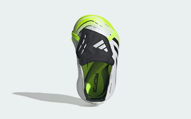 adidas Predator League Fold-Over Tongue FG/MG Cloud White Core Black Lucid Lemon (JI1111)