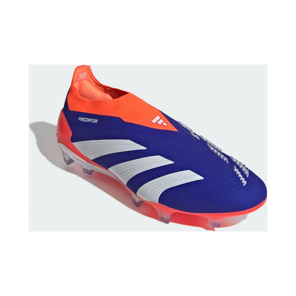 adidas Predator Elite Laceless FG Lucid Blue Cloud White Solar Red (IF6447)