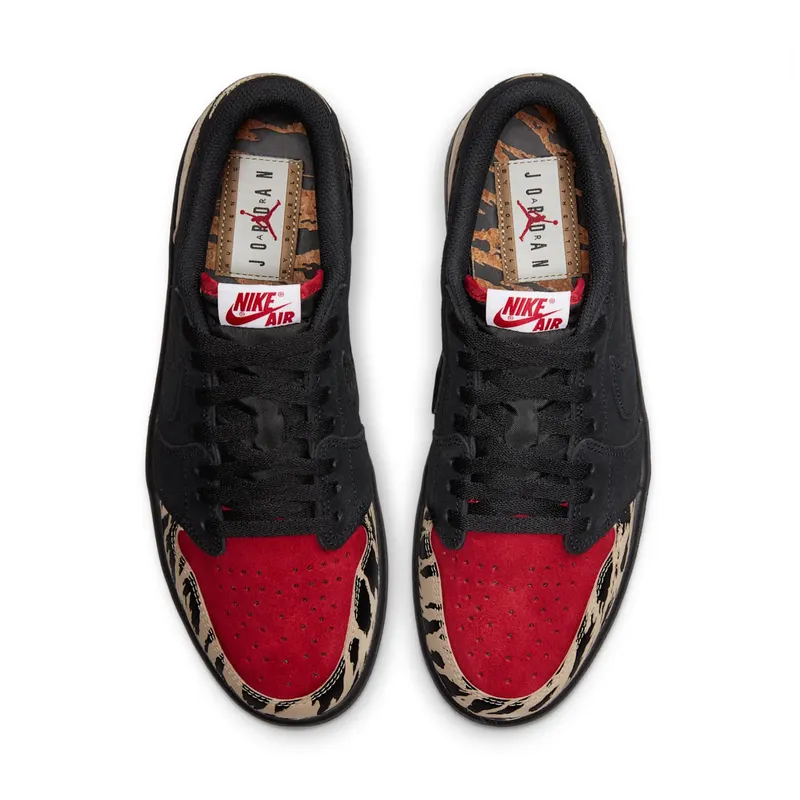 Air Jordan x SoleFly 1 Retro Low – “Black / Red / Beige” (DN3400-001)