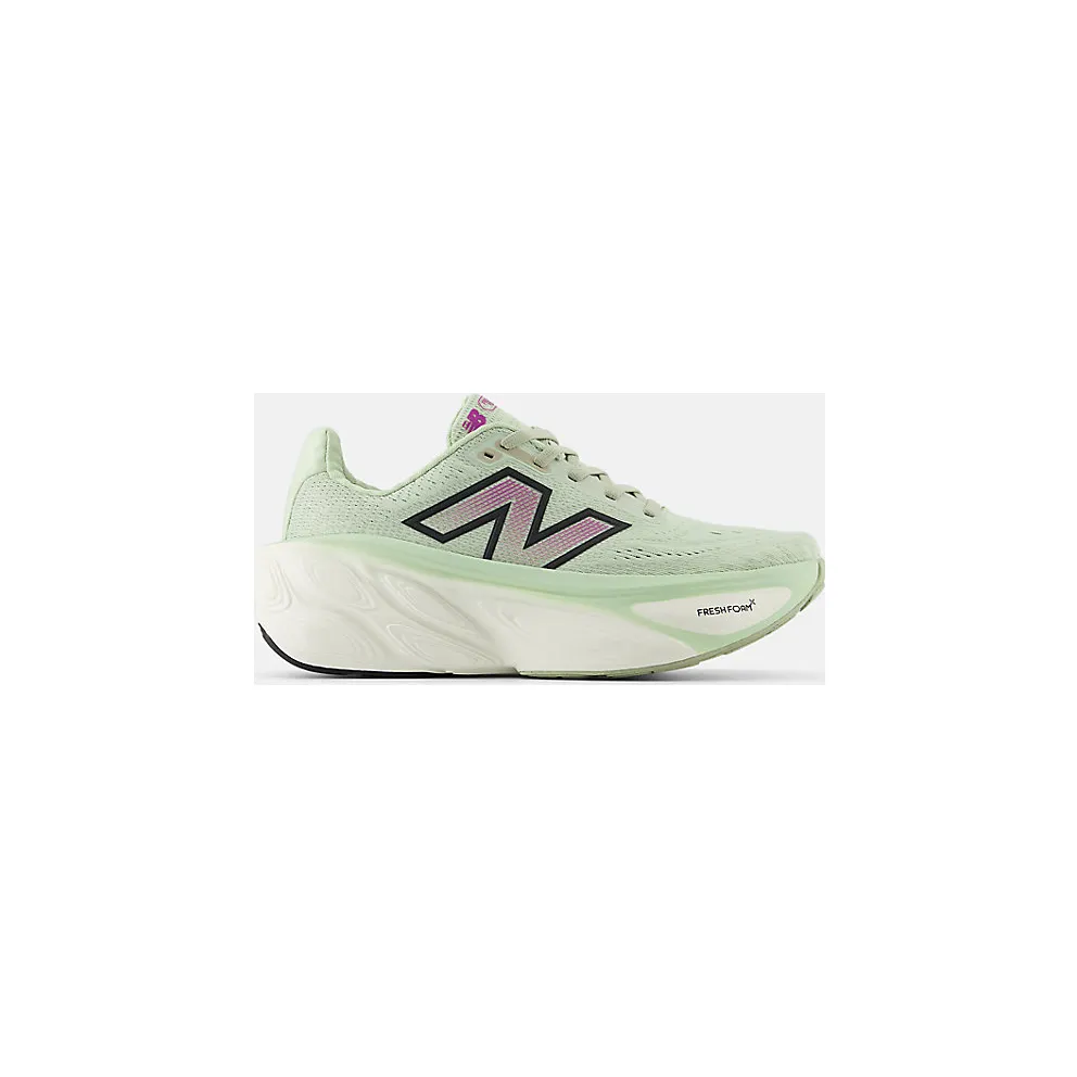 New Balance Fresh Foam X More v5 Natural Mint Purple Fuchsia Black (WMORLM5)