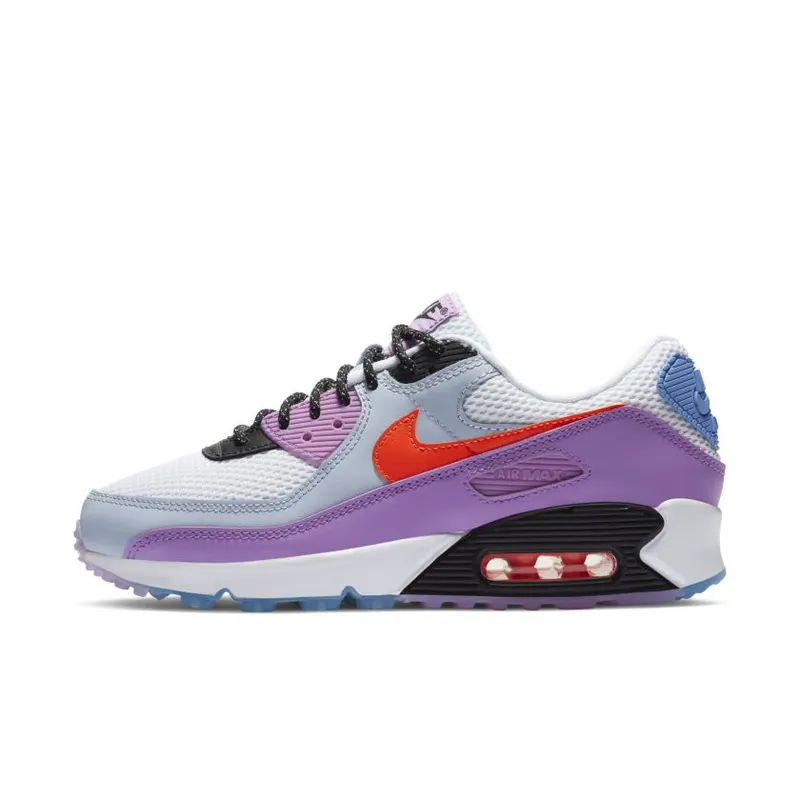 Nike Air Max 90 Carnival (W) White/Hyper Crimson-Violet Star (CW6029-100)