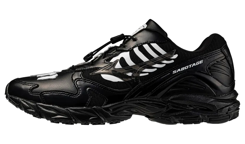 Mizuno Wave Rider 10 Sabotage “Black / Harbor Mist” (590145-90HM)