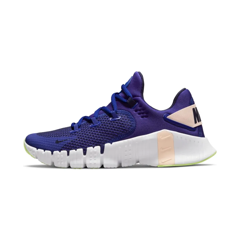 Nike Free Metcon 4 Training Shoe “Concord / Crimson Tint / Lime Glow / Blackened Blue” (CZ0596-446)
