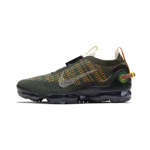 Nike Vapormax 2020 Flyknit “Newsprint / Black / Opti Yellow / College Grey” (CW1765-001)