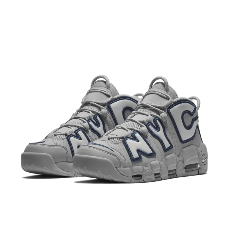 Nike Air More Uptempo NYC Wolf Grey/White-Midnight Navy (AJ3137-001)