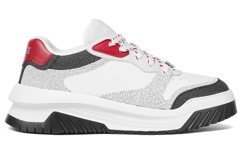 Versace Odissea leren sneakers – Wit (10154371A12170)